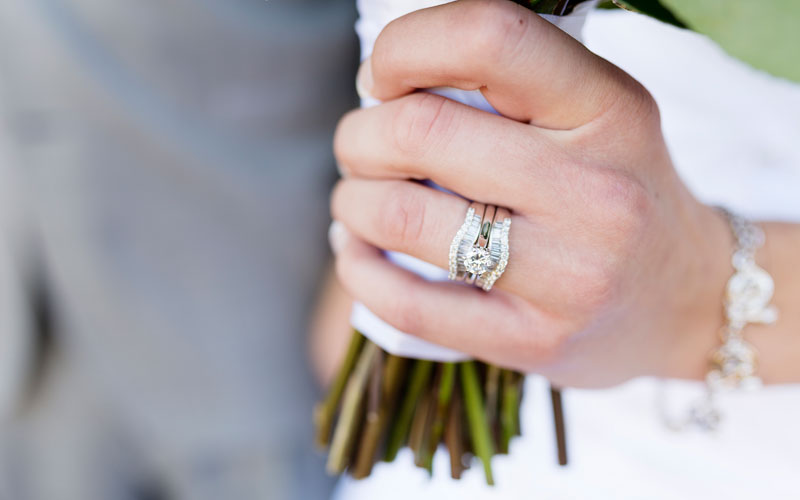 lab created diamond bridal sets