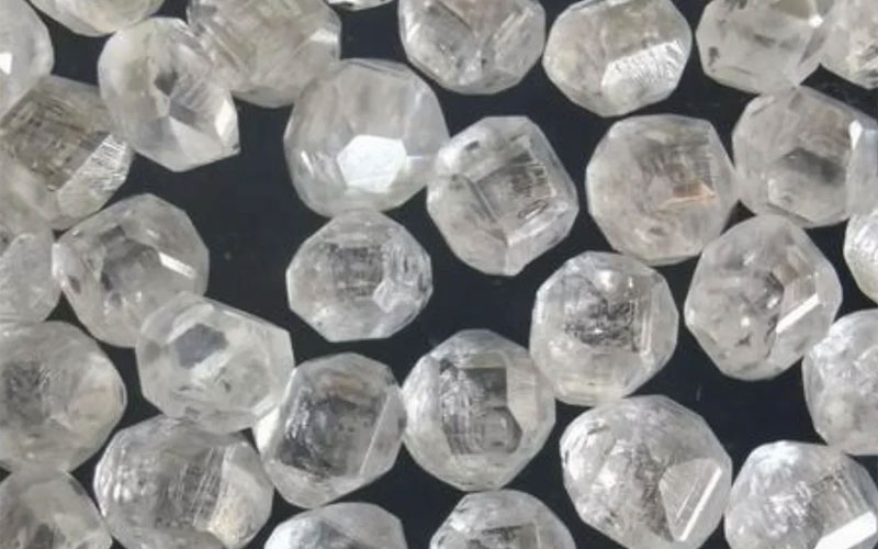 HPHT rough lab grown diamonds