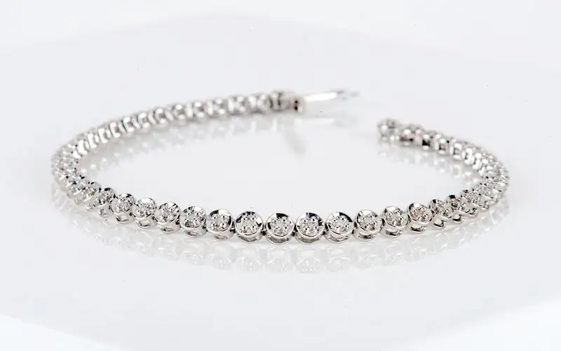 Tennis bracelet lab grown diamonds