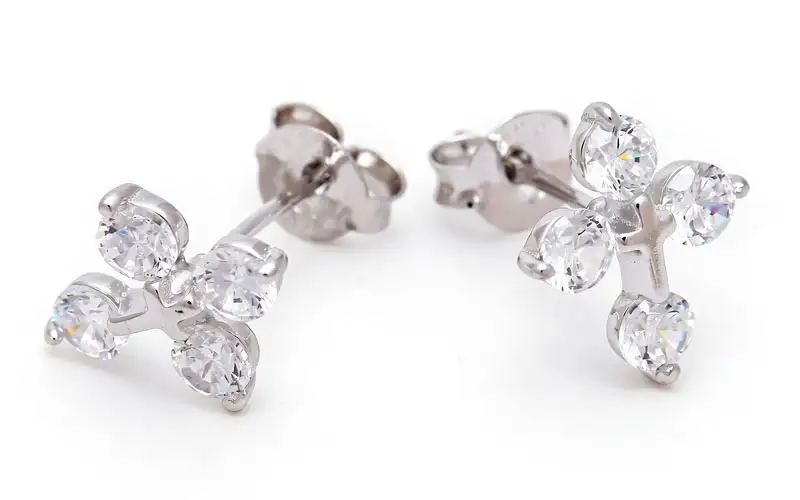 man made diamond stud earrings custom services